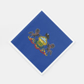 Pennsylvaniaanse vlag servet (Hoek)