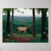 Pennsylvanian Elk Poster (Voorkant)