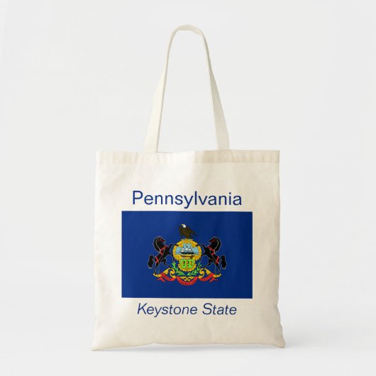 Pennsylvanian Flag Bag Tote Bag (Voorkant)