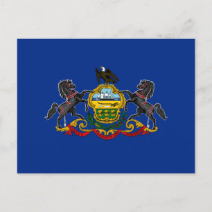Pennsylvanian Flag Briefkaart