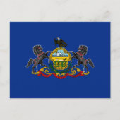 Pennsylvanian Flag Briefkaart (Voorkant)