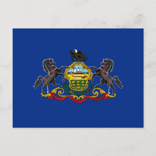 Pennsylvanian Flag Briefkaart (Voorkant)