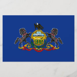 Pennsylvanian Flag Briefpapier