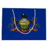 Pennsylvanian Flag Groot Cadeauzakje (Achterkant)