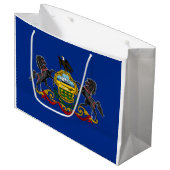 Pennsylvanian Flag Groot Cadeauzakje (Voorkant Gekanteld)