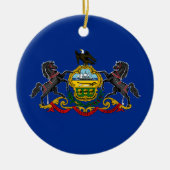 Pennsylvanian Flag Keramisch Ornament (Voorkant)
