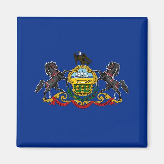 Pennsylvanian Flag Magneet (Voorkant)