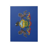 Pennsylvanian Flag Notitieblok (Linkerzijde)