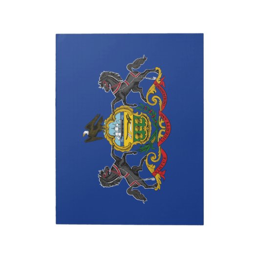 Pennsylvanian Flag Notitieblok (Linkerzijde)