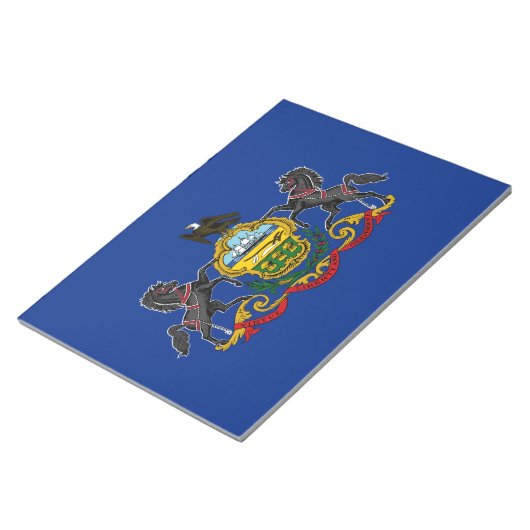 Pennsylvanian Flag Notitieblok (Schuin)