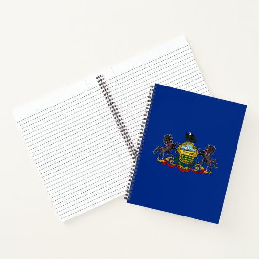 Pennsylvanian Flag Notitieboek (Binnen)