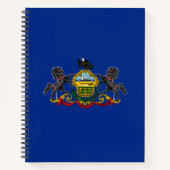 Pennsylvanian Flag Notitieboek (Voorkant)