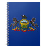 Pennsylvanian Flag Notitieboek (Voorkant)