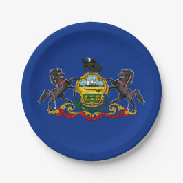 Pennsylvanian Flag Papieren Bordje