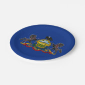 Pennsylvanian Flag Papieren Bordje (Gekanteld)
