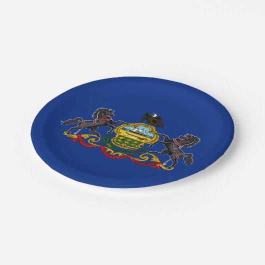 Pennsylvanian Flag Papieren Bordje (Gekanteld)