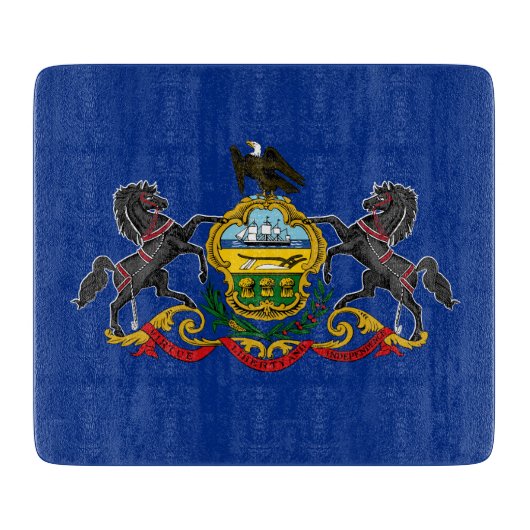 Pennsylvanian Flag Snijplank (Voorkant)
