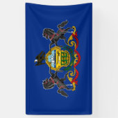 Pennsylvanian Flag Spandoek (Verticaal)