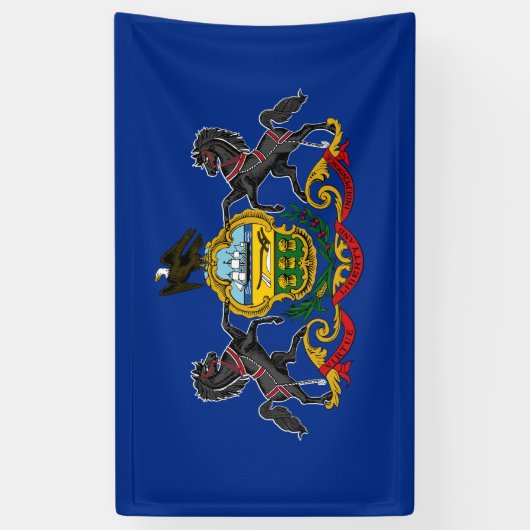 Pennsylvanian Flag Spandoek (Verticaal)