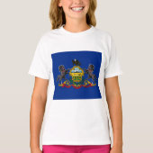 Pennsylvanian Flag T-shirt (Voorkant)