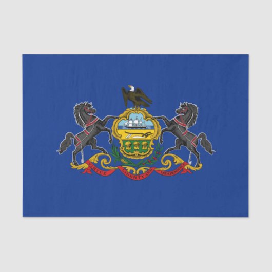 Pennsylvanian Flag Tissuepapier (Voorkant)