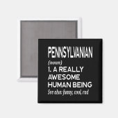 Pennsylvanian Pennsylvania Pa Philly Philadelphia Magneet (Voorkant / Achterkant)