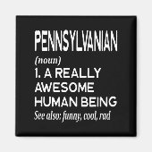 Pennsylvanian Pennsylvania Pa Philly Philadelphia  Magneet (Voorkant)