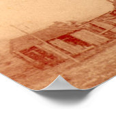 Pennville, Indiana Oilfield Well Gusher Poster (Hoek)