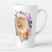 PENNY 4 UR THOUGHTS chow 2 zijwit - latte Mok (Rechts)