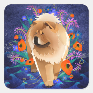 PENNY 4 UR THOUGHTS KUSTgolven - kies grootte/stij Vierkante Sticker