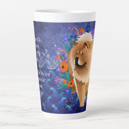 PENNY 4 UR THOUGHTS mok-zie omgekeerd Latte Mok (Voorkant)