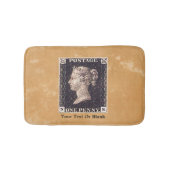 Penny Black Postage Stamp Badmat (Voorkant)