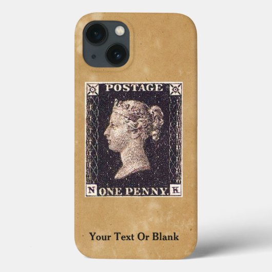 Penny Black Postage Stamp Case-Mate iPhone Case (Achterkant)