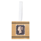 Penny Black Postage Stamp Decoratie (Voorkant)