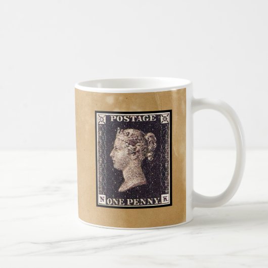 Penny Black Postage Stamp Koffiemok (Rechts)