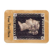 Penny Black Postage Stamp Magneet (Horizontaal)