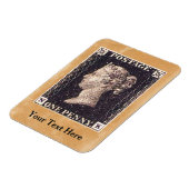 Penny Black Postage Stamp Magneet (Linkerzijde)