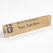 Penny Black Postage Stamp Naambordje