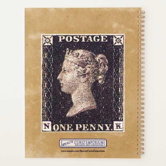 Penny Black Postage Stamp Planner (Achterkant)