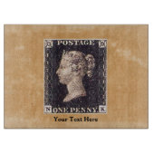 Penny Black Postage Stamp Snijplank (Voorkant)