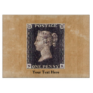 Penny Black Postage Stamp Snijplank