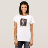 Penny Black Postage Stamp T-shirt (Voorkant volledig)