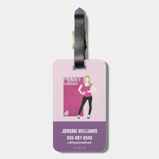 Penny Blossom Bagagelabel (Achterkant verticaal)