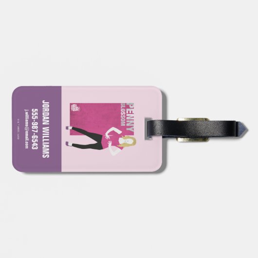 Penny Blossom Bagagelabel (Achterkant horizontaal)