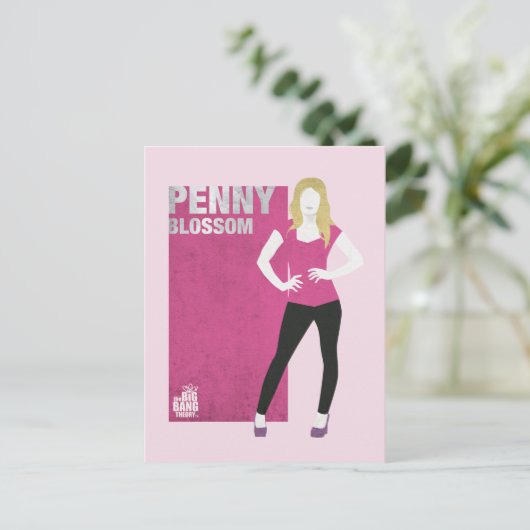 Penny Blossom Briefkaart (Staand voorkant)