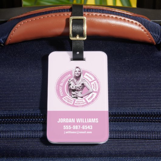 Penny Blossom Info Grafiek Bagagelabel (Voorkant Insitu 2)