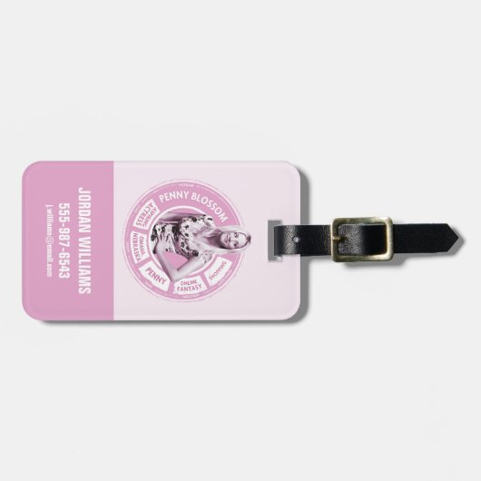 Penny Blossom Info Grafiek Bagagelabel (Voorkant horizontaal)