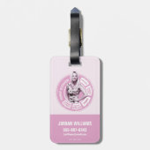 Penny Blossom Info Grafiek Bagagelabel (Achterkant verticaal)