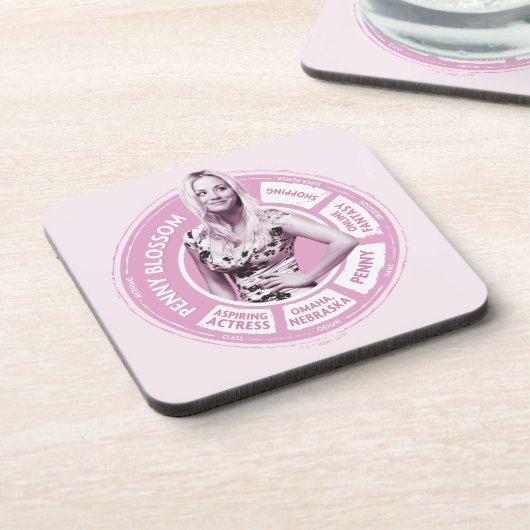 Penny Blossom Info Graphic Bier Onderzetter (Linkerzijde)