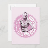 Penny Blossom Info Graphic Briefkaart (Voorkant / Achterkant)